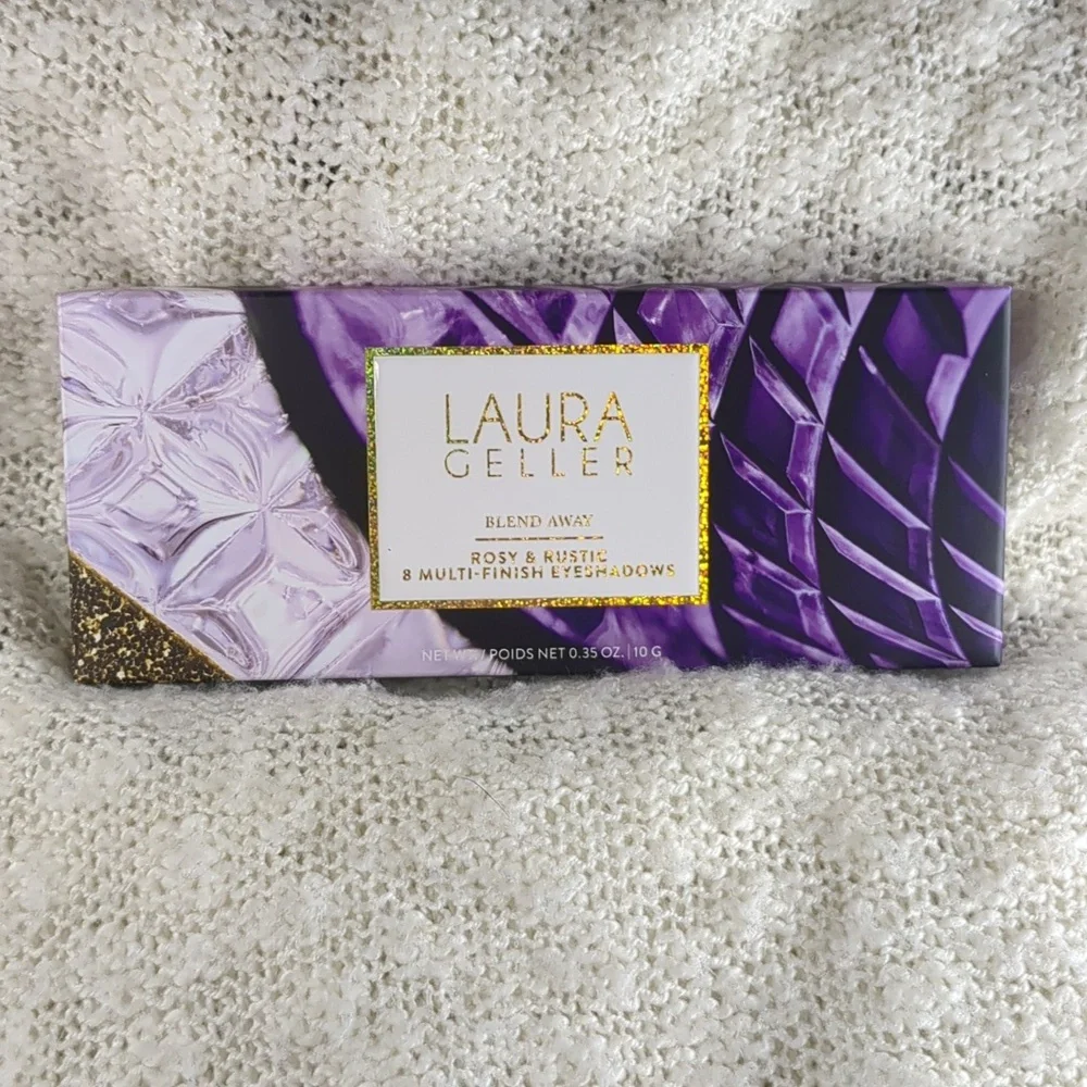 LAURA GELLER Blend Away Rosy & Rustic 8 Multi-Finish Eyeshadows, 0.35g/0.35oz
